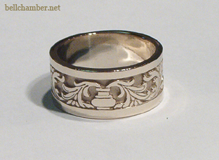 Tree of Life Ring in White Gold